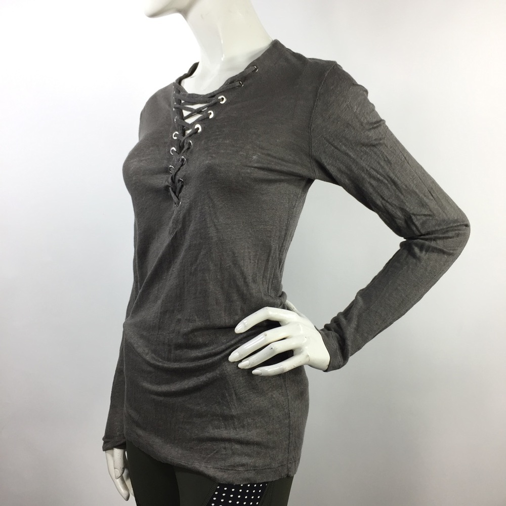 Iro Linen Long Sleeve Top XS - Picture 12 of 14